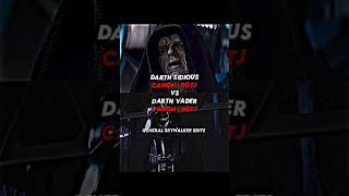 Darth Sidious Vs Darth Vader starwars vs 1v1 shorts ahsokaseries edit [upl. by Valdas]