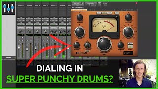 Drum Compression Techniques Buss Parallel and Sidechain [upl. by Yecad]