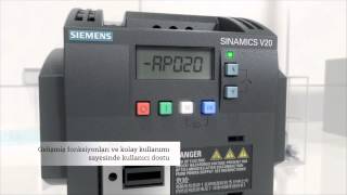 SINAMICS V20AC Motor Hız Kontrol Cihazı [upl. by Jolie]