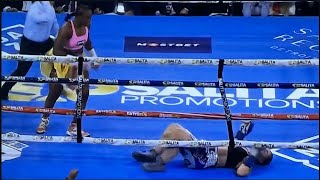 BREAKING Claressa Shields DESTROYS Vanessa LepageJoanisse W 2ND Round TKO [upl. by Kenlee1]