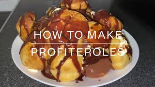 Homemade Profiteroles  Perfect Recipe  Shalena’s Kitchen [upl. by Jethro463]