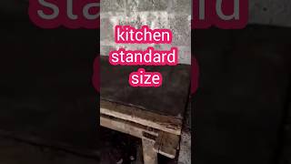 kitchen standard size  kitchen design  kitchen sink size shorts ytshorts kitchen viral [upl. by Chappell]