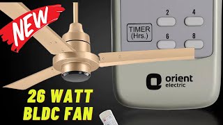 Best BLDC Ceiling Fan With Remote Control  Orient Electric ITome Smart BLDC Fan Live Test [upl. by Treblah349]