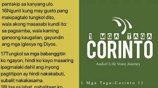 1 Corinto 11 Tagalog Audio [upl. by Kacerek]