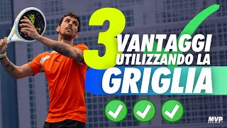 I 3 VANTAGGI ✅ dellutilizzo della GRIGLIA nel Padel 🎾 Tutorial Padel Italiano 🇮🇹 [upl. by Packston]