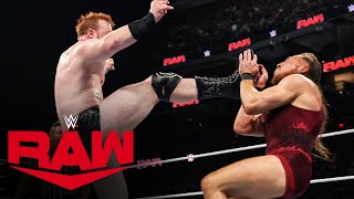 Sheamus hits monster Brogue Kick to defeat Pete Dunne Raw highlights Aug 19 2024 [upl. by Akerdal]