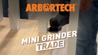 Floor refinishing made easy with the Mini Grinder Trade  Arbortech Tools [upl. by Inalel7]