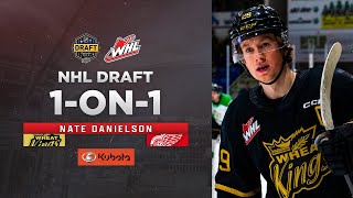 2023 NHL Draft 1on1  Nate Danielson [upl. by Lauber]