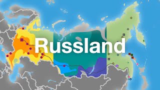 Russland  Überblick in Karten [upl. by Grefe29]