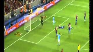 Strepitoso goal in rovesciata annullato a Cavani Barcellona  Napoli  Trofeo Gamper [upl. by Luana625]