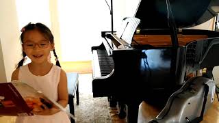 Juliet Chen age 7 ABRSM Piano Grade 2 Performance Grades Exam 20212022 [upl. by Schuler]