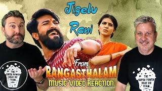 Jigelu Rani  Rangasthalam Music Video Reaction  Ram Charan Pooja Hegde [upl. by Had]