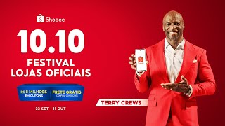 1010 Festival Lojas Oficiais Shopee com Terry Crews  ShopeeBR [upl. by Durant]