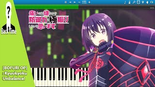 BOFURI OP  Kyuukyoku Unbalance Piano Cover  Sheets amp Midi [upl. by Olshausen598]