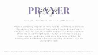 ExtraOrdoNary  1st Week in Lent  Prayer [upl. by Codd906]