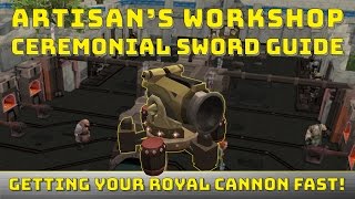 Ceremonial Sword Guide  Artisans Workshop Runescape 3 Royal Cannon [upl. by Holbrook]