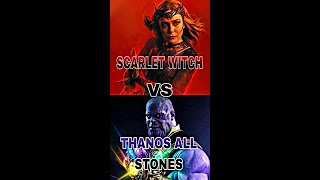 Wanda Maximoff scarlet witch vs Thanos All Stones [upl. by Granlund]