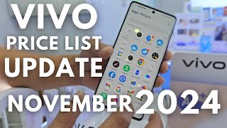 VIVO SMARTPHONE PRICE LIST UPDATE NOVEMBER 2024  V40 5G Series  V40 lite  PHILIPPINE MARKET [upl. by Aicena]