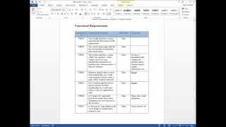 Documenting Functional Requirements [upl. by Skantze977]