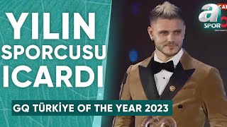 GQ Türkiye Men Of The Year 2023te Yılın Sporcusu Ödülü Mauro Icardinin Oldu  A Spor [upl. by Alol305]