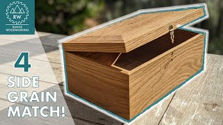 Making a Timeless Keepsake Box  Matching Grain at Each Corner [upl. by Sande]