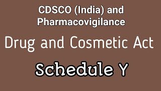 CDSCO and PharmacovigilanceDampC actschedule YpharmacovigilanceUnit5Sem8 cdsco scheduley dandc [upl. by Eniamrehc275]