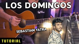 Tutorial quotLos Domingosquot de Sebastián Yatra en Guitarra PDF GRATIS [upl. by Aisyla]