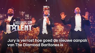 The Diamond Baritones zetten het podium OP ZIJN KOP in de halve finale  Hollands Got Talent [upl. by Stoecker]