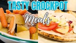 DUMP amp GO SLOW COOKER MEALS  Tasty Crockpot Dinner Recipes Made EASY  Simple Recipes [upl. by Baiel616]