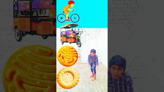 vfxshorts Spining Biscuits Bicycle Toto Scooter Altoviralvideo [upl. by Reinertson]