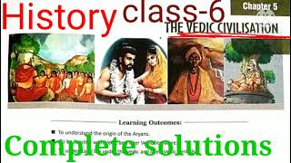 Complete questions and answers of the Vedic Civilization chapter5 class6History [upl. by Latini636]