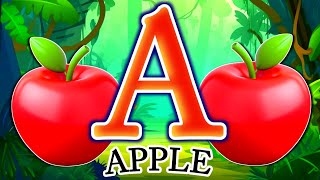 A for apple  अ से अनार  abcd  phonics song  a for apple b for ball c for cat  abcd song  abcde [upl. by Ratcliff]