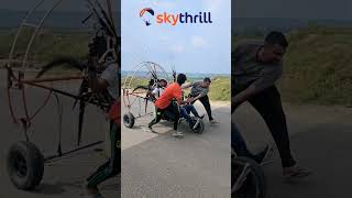 Paramotor airsafari flying book now Skythrillin call 80598 61200 highlight 🪂 [upl. by Earley]