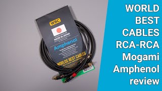 World Best Cables Review  RCARCA Mogami  Amphenol [upl. by Lyrem]