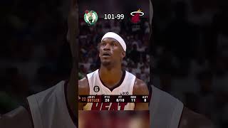 Boston Celtics unbelievable Tip in to win ECF Game 6 jimmy derrickwhite miami celtics nba [upl. by Syck]