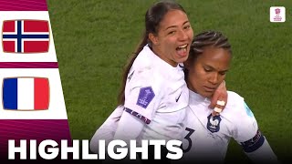 France vs Norway  Highlights  UEFA Womens Nations League 27102023 [upl. by Lamaaj]