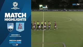 NPL NSW Mens Round 13 Fixture – Sydney FC v APIA Leichhardt [upl. by Valle]