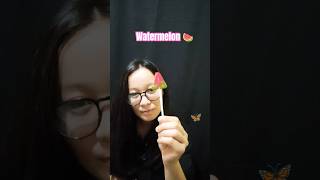 WATERMELON LOLLIPOP 🍭 MUKBANG asmreating chocolate mukbang shorts [upl. by Tanya169]