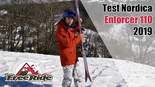 Test skis Nordica Enforcer 110 2019 [upl. by Shae]