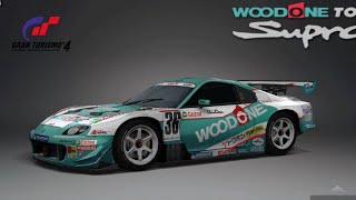 Gran Turismo 4  Toyota WOODONE Tom’s Supra JGTC 2003  PlayStation 2 [upl. by Adolf]