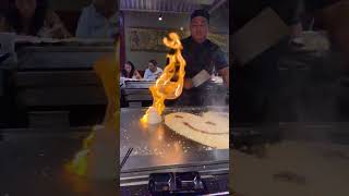 Tokyo Steakhouse  Lewes DE  Onion volcano food hibachi steakhouse [upl. by Eimas]