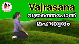 How to do Vajrasana in Malayalam [upl. by Daniela752]