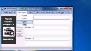 Msr USB Universal Software 10 [upl. by Arammahs]