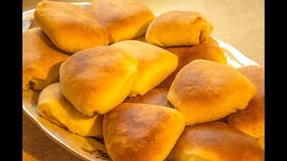 Piroggen mit Hackfleisch Füllung  Russische Teigtaschen [upl. by Kusin]