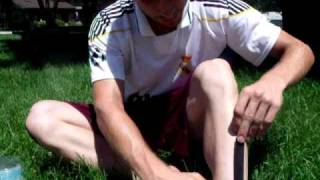 Kinesiology Tape for Ankle Tendon  Front of Foot anterior tibial tendon [upl. by Essilec]