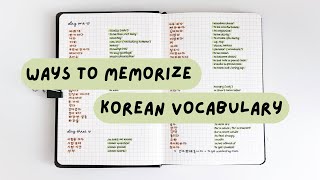 how i study and memorize korean vocabulary  free notion template  selfstudy korean [upl. by Penney375]