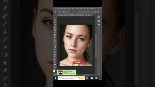 Best Skin Retouching Technique In Photoshop adobephotoshop shorts retouching [upl. by Gerti57]