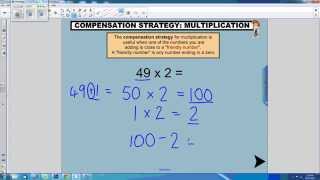 Compensation Strategy for Multiplication 1 [upl. by Ahsineb]