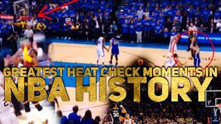 Greatest HEAT CHECK Moments in NBA History DIDN’T MISS ANY [upl. by Hanavas]