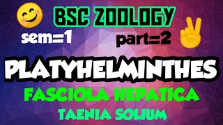 BSC ZOOLOGYPHYLUM PLATYHELMINTHESSEM1PART2in മലയാളം [upl. by Lucrece]